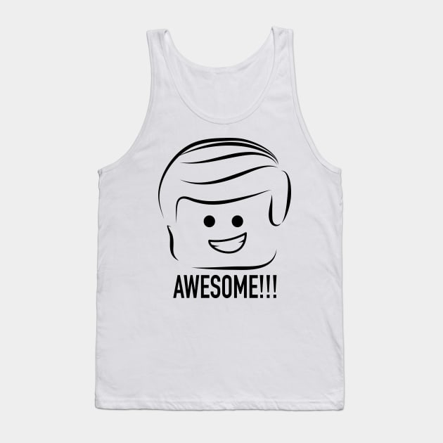 Emmet Brickowski Tank Top by Randomart